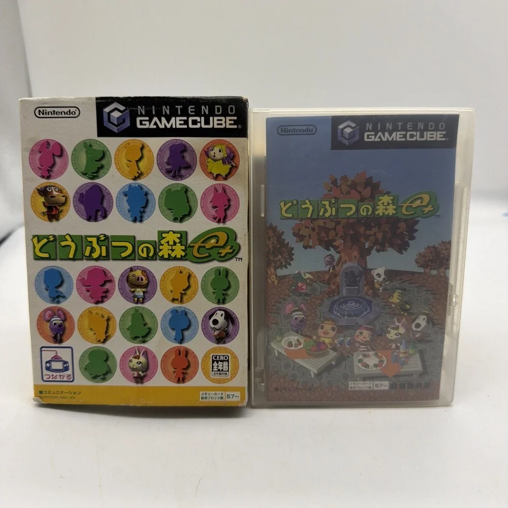 Animal Crossing e+ / Doubutsu no Mori e+ Plus CIB Nintendo GameCube GC JP Tested